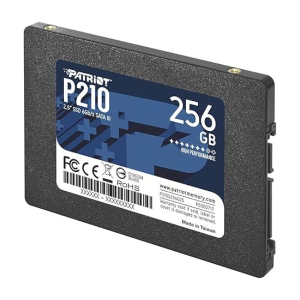 UNIDAD SSD 2.5" 256GB PATRIOT P210 SATA P210S256G25