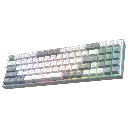 TECLADO MECANICO REDRAGON POLLUX K628WG-RGB 75%  TECLAS INTERCAMBIABLES SW-ROJO