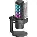 MICROFONO STREAMING REDRAGON RGB FENRIS GM301 USB CON TRIPODE CONDESADOR
