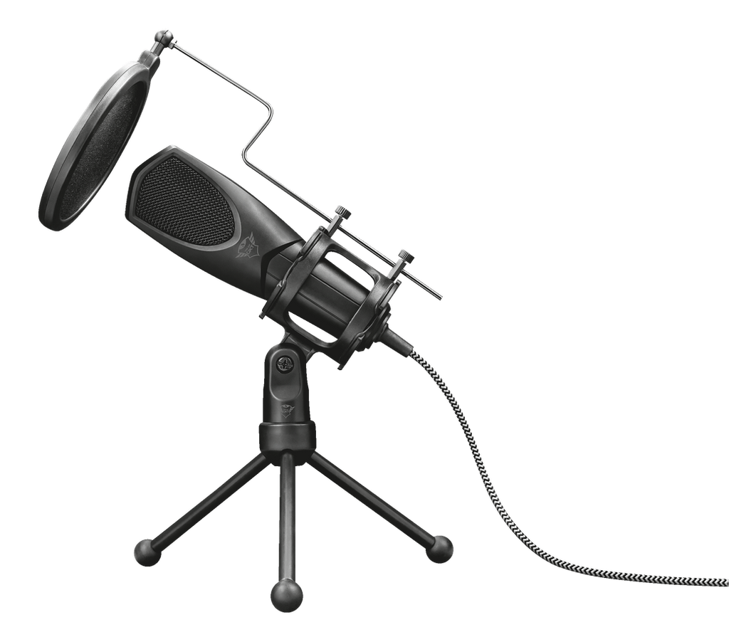 MICROFONO STREAMING TRUST GXT 232 MANTIS USB CON TRIPODE 