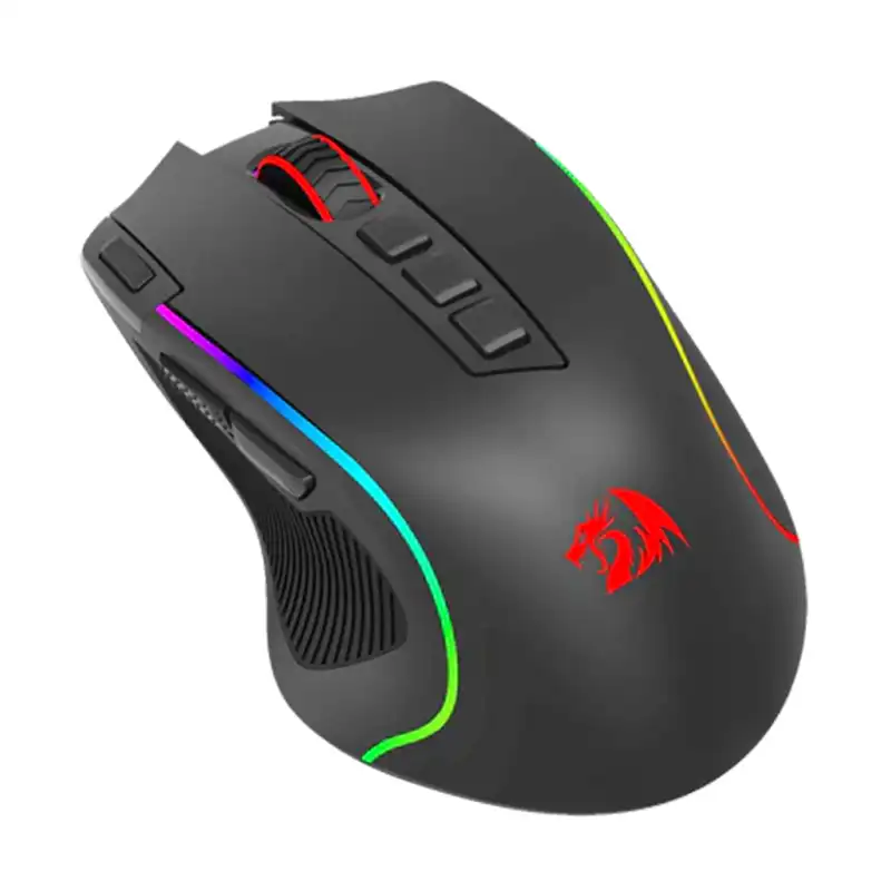MOUSE GAMER REDRAGON PREDATOR PRO M612RGB-PRO 8000 DPI INALAMBRICO NEGRO