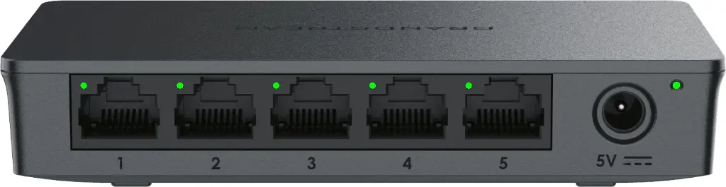 SWITCH 5 PUERTOS GRANDSTREAM GIGABIT GWN7700