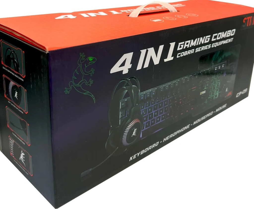 COMBO TECLADO Y MOUSE AUDIFONO PAD STRIG CP-09