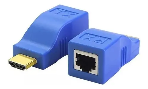 ADAPTADOR EXTENSOR HDMI A RJ45 - 1 X UTP CAT6 / 6A 30M PAR