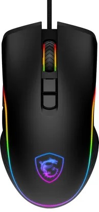 MOUSE GAMER MSI FORGE GM300 7200 DPI RGB  7 BOTONES USB NEGRO
