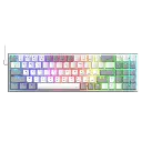 TECLADO MECANICO REDRAGON POLLUX K628WG-RGB 75%  TECLAS INTERCAMBIABLES BLANCO SW-ROJO