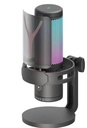 MICROFONO STREAMING REDRAGON RGB FRENRIS GM301 USB CON TRIPODE CONDESADOR Y 