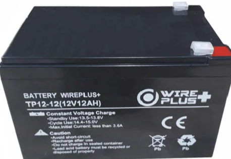 BATERIA WIREPLUS AGM 12V-12AH  