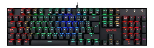TECLADO MECANICO REDRAGON MITRA K551RGB-1 100% ESPAÑOL SW-ROJO