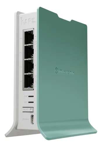 ROUTER MIKROTIK HAP AX LITE L41G-2AXD WIRELESS AX600 WIFI6 4 PUERTOS GIGABIT