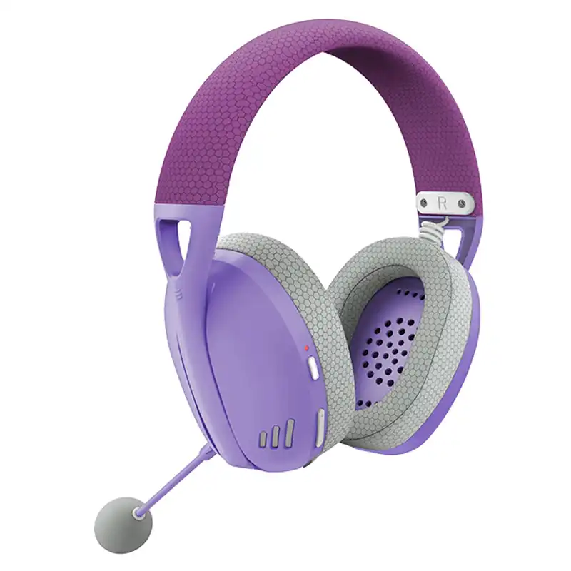 AUDIFONO CON MICROFONO GAMING REDRAGON IRE PRO H848PL TRI-MODO  7.1 INALAMBRICO PURPURA 
