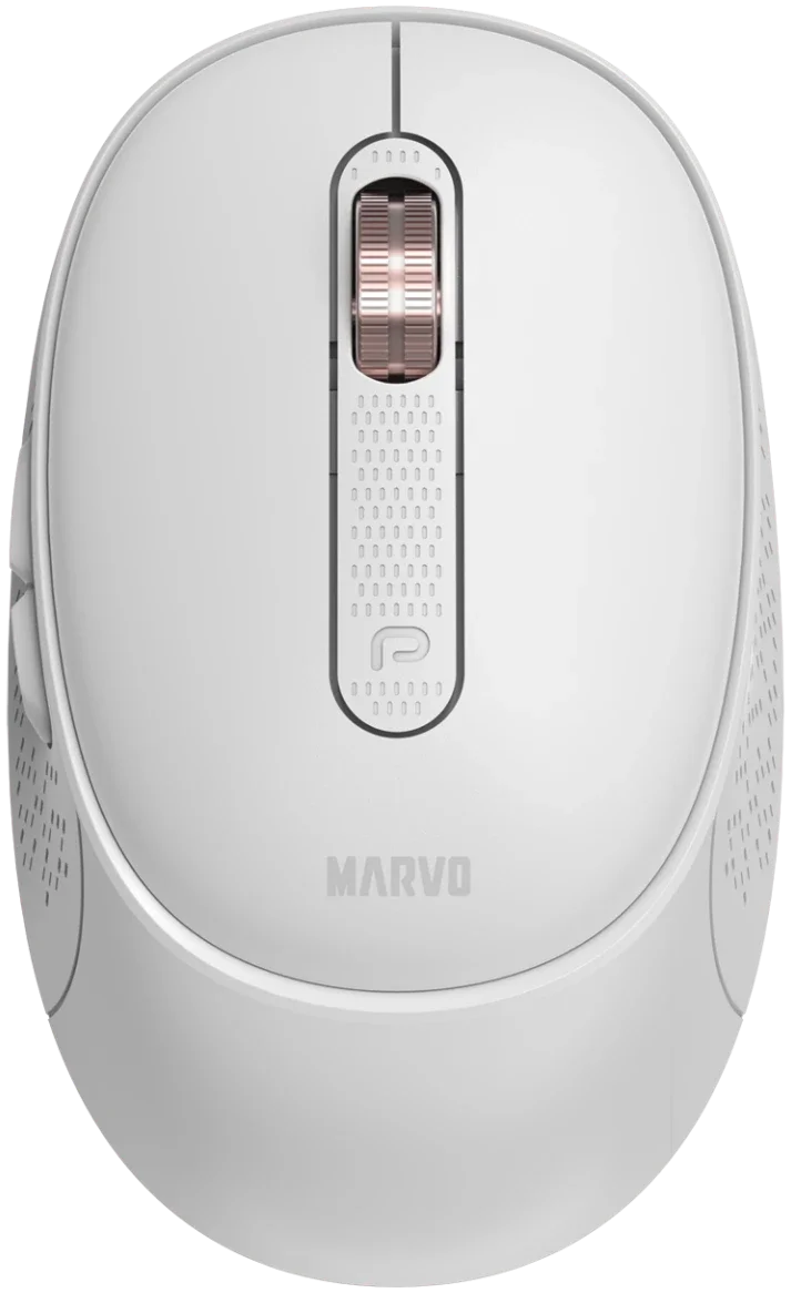 MOUSE MARVO WM111 SW INALAMBRICO RECARGABLE USB-C BLANCO