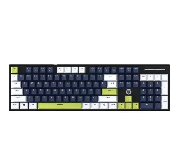 TECLADO MECANICO FANTECH ATOM 104S MK878S INGLES 100% MORI AZUL SW-ROJO 