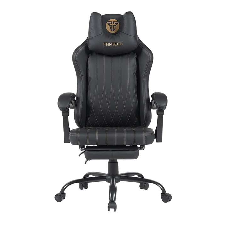 SILLA GAMING FANTECH GC193 BK NEGRO CAPACIDAD 130KG CON REPOSAPIERNAS AJUSTABLE