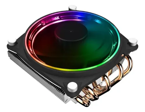 CPU AIR COOLER GAMEMAX GAMMA 300 RAINBOW 5 TUBOS AMD & INTEL  NEGRO 