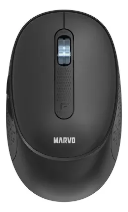 MOUSE MARVO WM111 BK INALAMBRICO RECARGABLE USB-C NEGRO