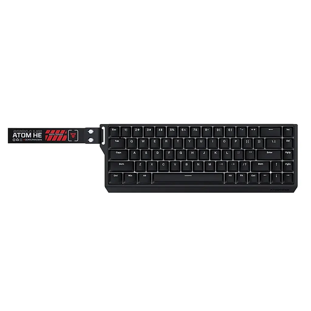 TECLADO MAGNETICO FANTECH ATOM HE68 MK811 INGLES 75%  NEGRO SW-ESMERALDA