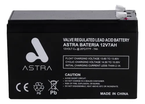 BATERIA ASTRA 12V-7AH AGM