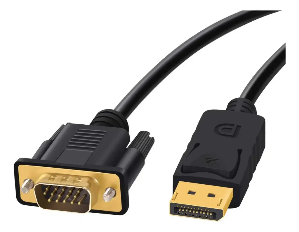 CABLE ADAPTADOR DISPLAYPORT (DP) A VGA 1.8M JEMIP