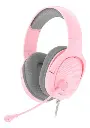 AUDIFONO CON MICROFONO GAMING FANTECH TRINITY MH88 PK 3.5MM MULTIPLATAFORMA ROSADO