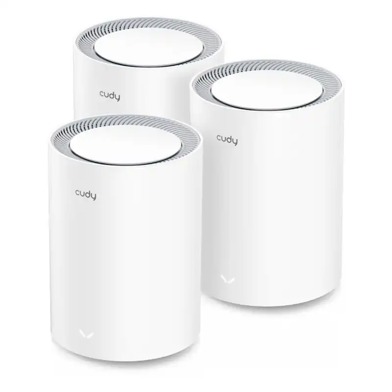 ROUTER CUDY M3000 AX3000 WIRELESS WIFI6 GIGABIT MESH DUAL BAND PUERTO 2.5G 2 PACK (copia)