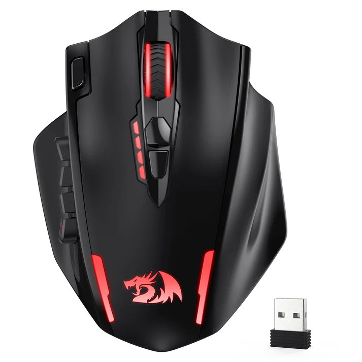 MOUSE GAMER REDRAGON IMPACT ELITE M913 26.000 DPI RGB USB NEGRO