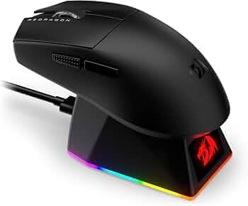 MOUSE GAMER REDRAGON KING ULTRA M999 26.000 DPI TRI-MODO INALAMBRICO / BT/ WIRE NEGRO