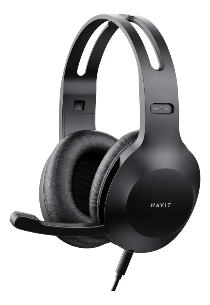 AUDIFONO CON MICROFONO GAMING HAVIT H220D 3.5MM MULTIPLATAFORMA NEGRO