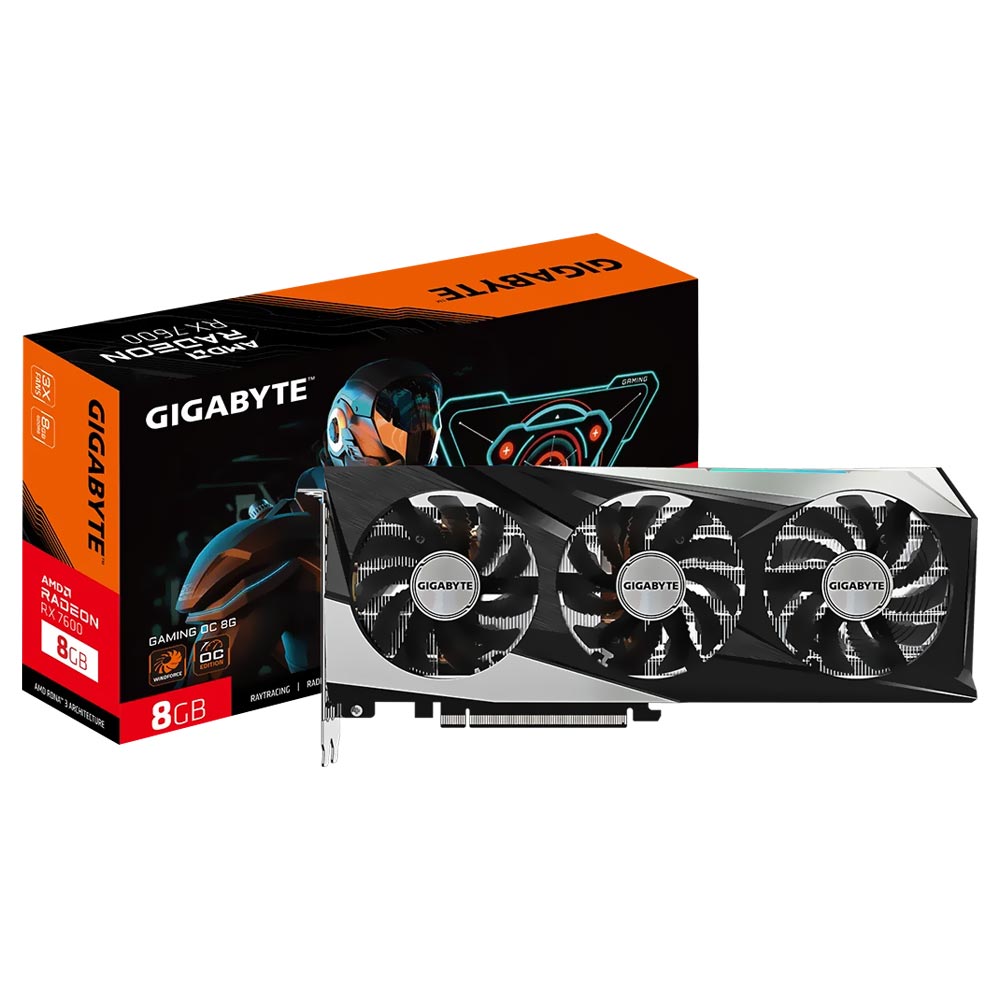 TARJETA DE VIDEO GIGABYTE GAIMING RX7600 8GB GDDR6