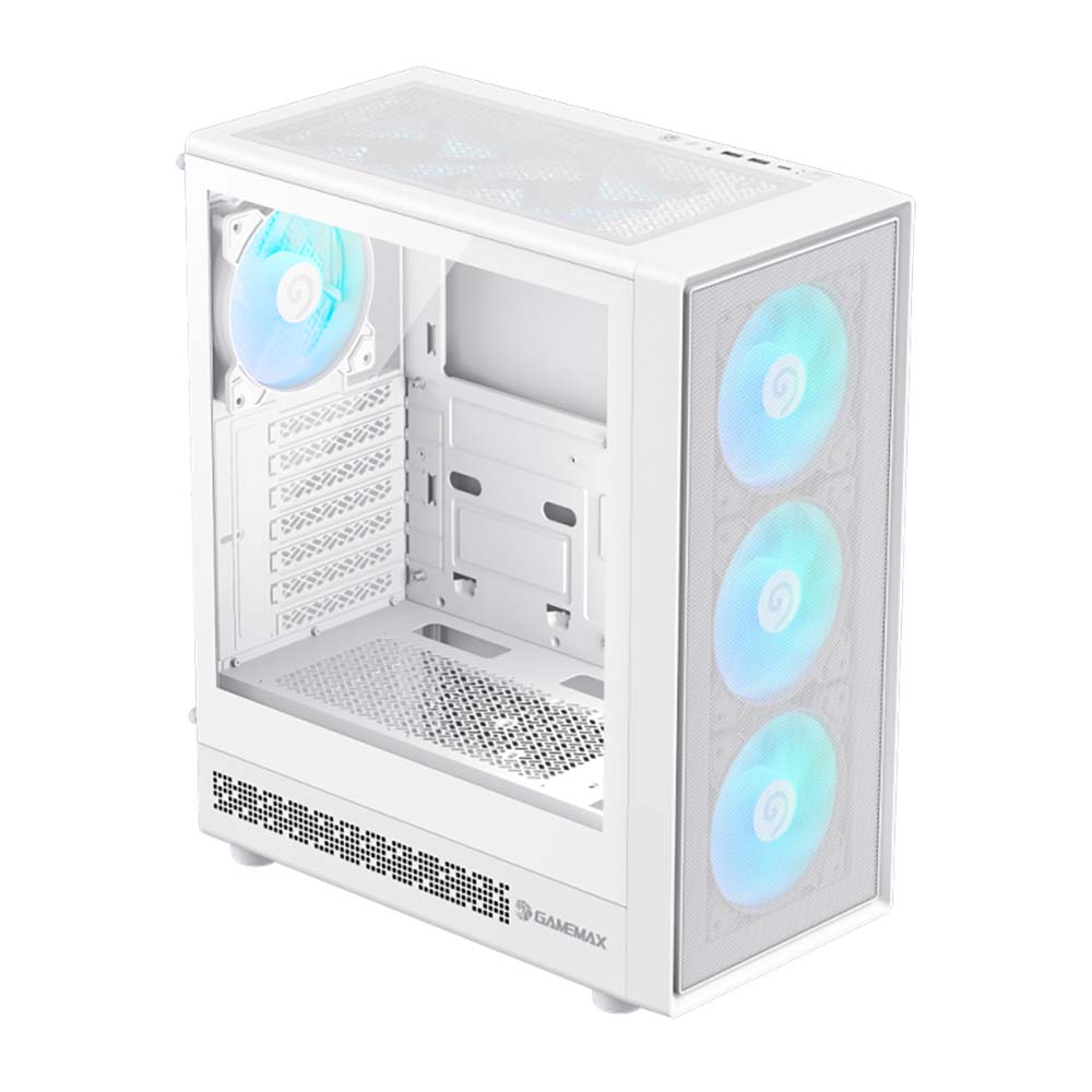 CASE GAMEMAX GAMING STORM 2 MW ATX 6XFAN ARGB BLANCO