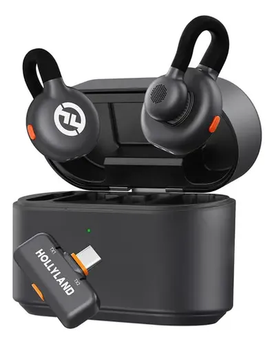 MICROFONO INALAMBRICO HOLLYLAND LARK M2S DUO (2TX+USB-C RX+ESTUCHE)