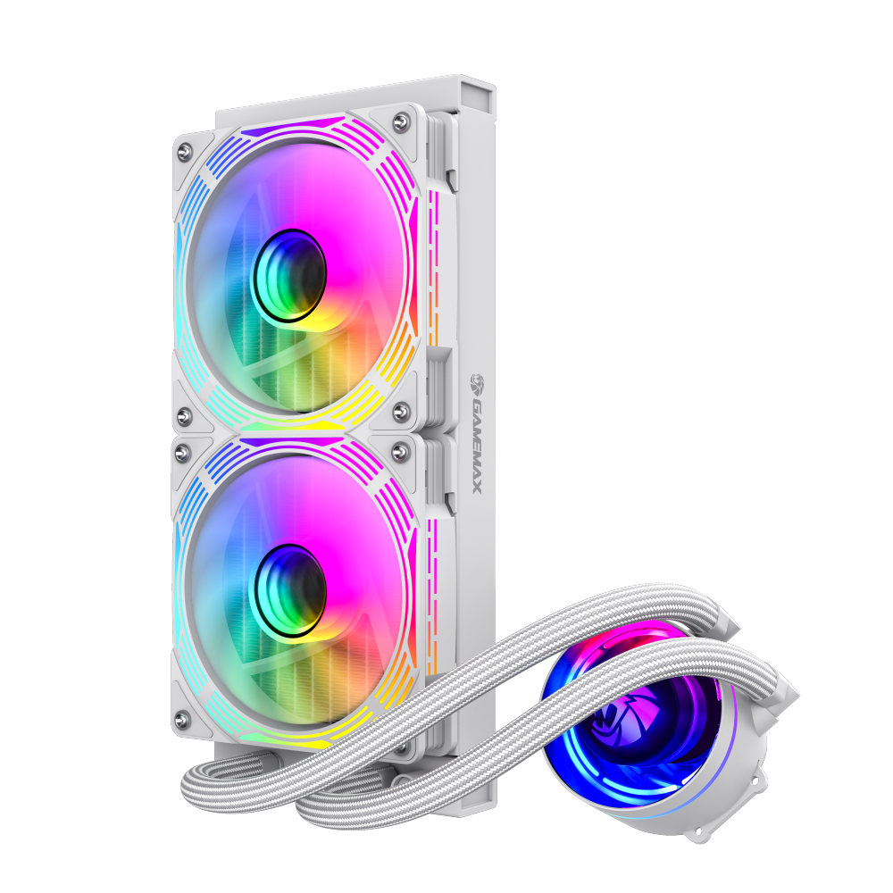 REFRIGERACION LIQUIDA GAMEMAX ICECHILL 240V WH TDP 250W BLANCA ARGB