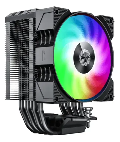 CPU AIR COOLER GAMEMAX GAMMA 90 DIGITAL BK ARGB 4 TUBOS AMD & INTEL TDP 190W NEGRO