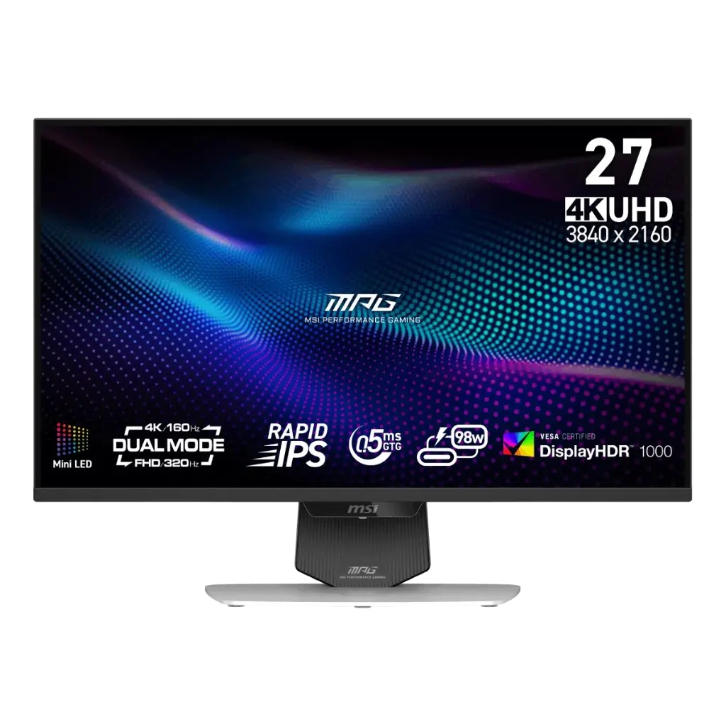 MONITOR MSI 27" PHANTOM GAMING G27QFW2A 400HZ 1MS IPS 2K 1440P RGB NEGRO (copia)