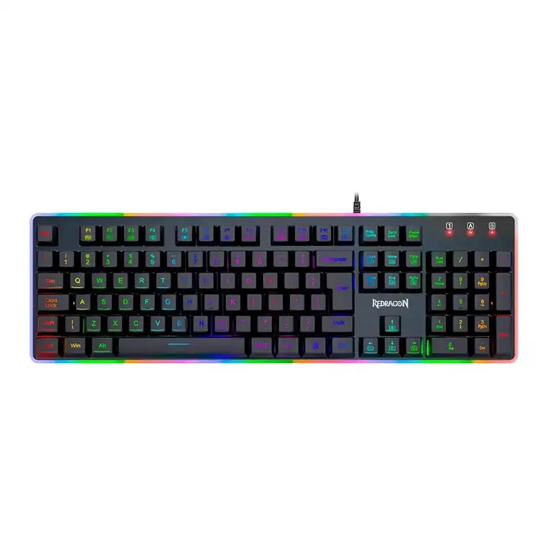 TECLADO MEMBRANA REDRAGON DYAUS 2 K509RGB-SP 100% ESPAÑOL NEGRO 