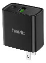 CARGADOR DUAL TIPO USB-A Y USB-C HAVIT H-UC111 20W 