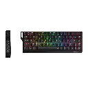 TECLADO MECANICO MARVO KG965W BK SABER 65W INGLES 65% TRI-MODO NEGRO SW-AMARILLO