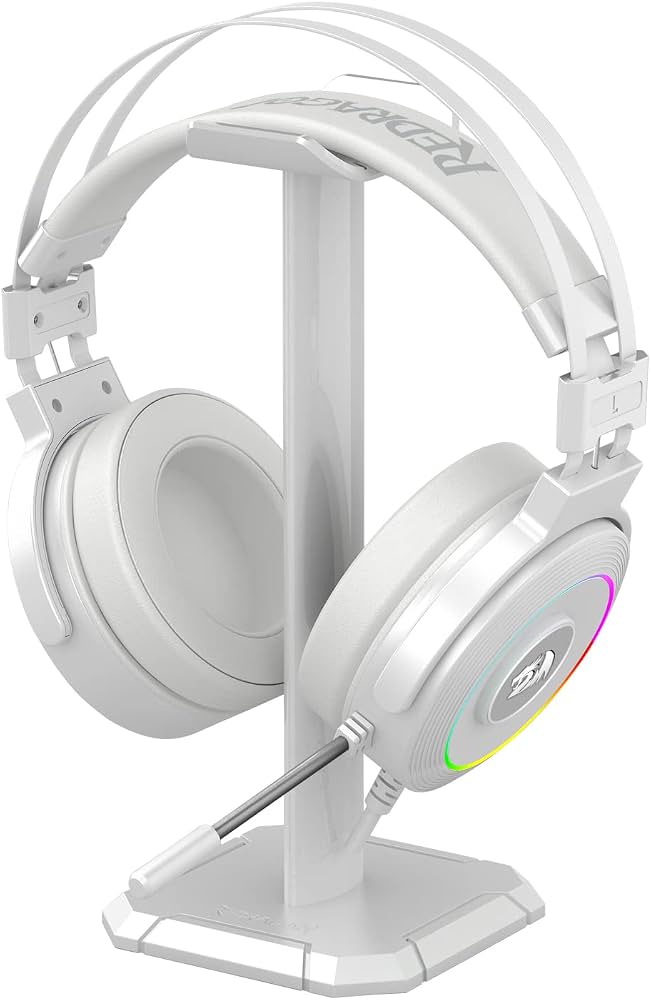 AUDIFONO CON MICROFONO GAMING REDRAGON LAMIA 2  H320RGB-1 USB 7.1 CON BASE BLANCO