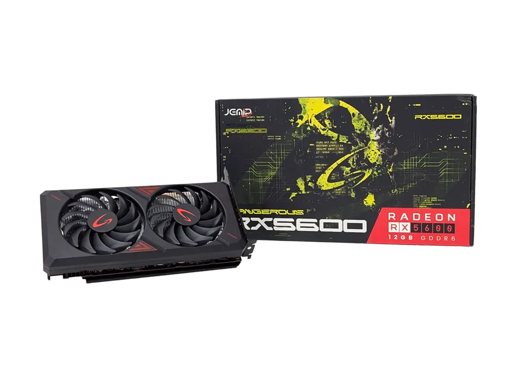 TARJETA DE VIDEO JEMIP DANGEROUS RX5600 12GB GDDR6 192-BIT 