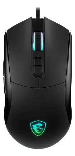 MOUSE GAMER MSI FORGE GM320 12800 DPI 7 BOTONES RGB USB NEGRO
