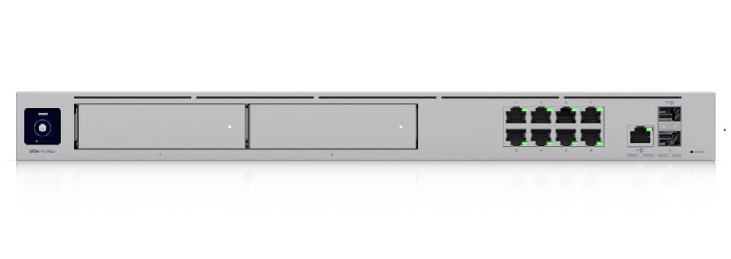 ROUTER UBIQUITI UDM-PRO UNIFI DREAM MACHINE PRO 1 WAN GIGABIT + 1 PUERTO WAN 10G SFP+ 8 PUERTOS LAN GIGABIT BAHIA DE HDD 