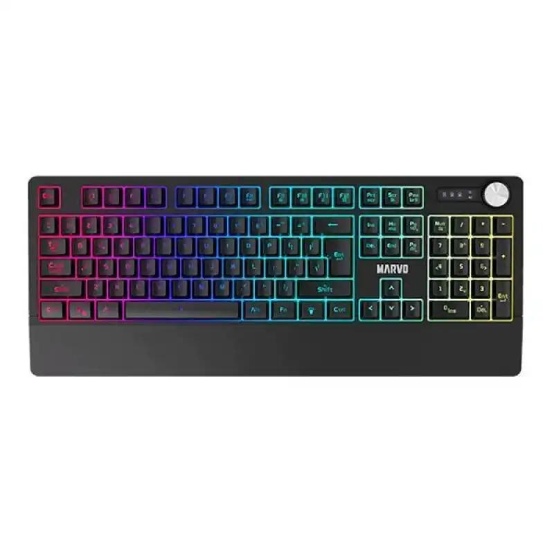 TECLADO MEMBRANA MARVO K604 SP SOLDAT 20 ESPAÑOL RGB   (copia)