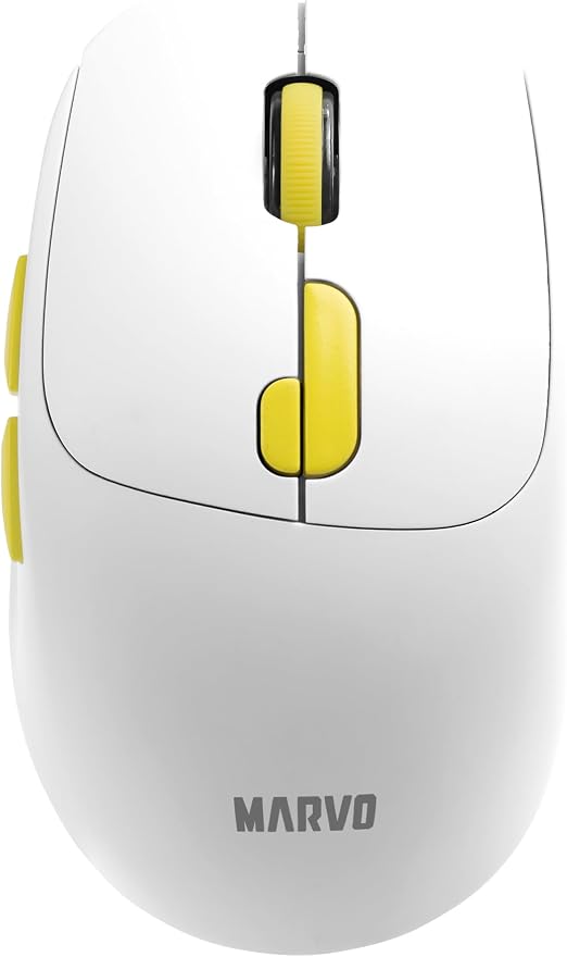 MOUSE MARVO M809W WH 1600DPI INALAMBRICO RECARGABLE BLANCO