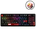 TECLADO MECANICO MARVO KG937 ARMA 98 TRI-MODO NEGRO SW-AMARILLO