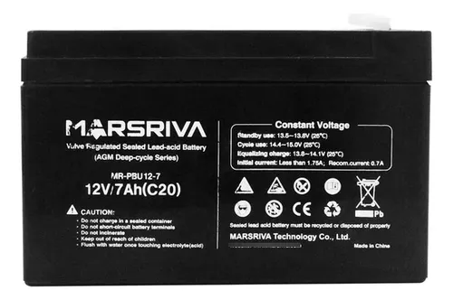 BATERIA AGM 12V-7AH MARSRIVA