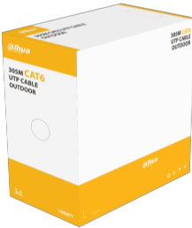 BOBINA CABLE UTP 305M CAT 6 EXTERIOR  DAHUA 100% DH-PFM920-6U