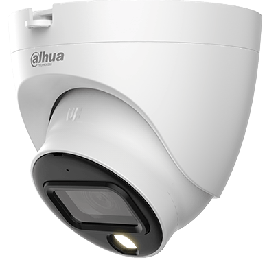 CAMARA DAHUA 5MP ANALOGA DOMO 2.8 LED DH-HAC-HDW1509TLQN-A-LED AUDIO FULL-COLOR METAL 