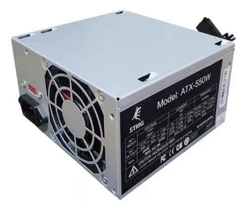 FUENTE DE PODER 550W STRIG ATX ESTANDAR