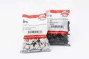 GRAPA PLASTICA REDONDA NEGRA 50 UNID