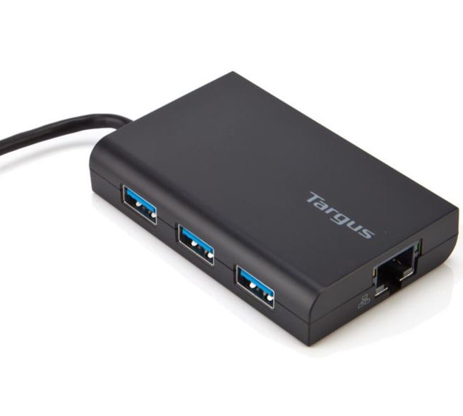 HUB TARGUS ACH222 USB-A 3.0 A 3 X USB + RJ45 